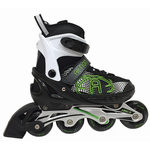 Berio ete Aktion AK153 black/green - Adjustable Inline Skates Junior