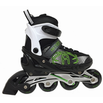 Berio ete Aktion AK153 Noir/Vert - Patins à roues alignées ajustables Junior