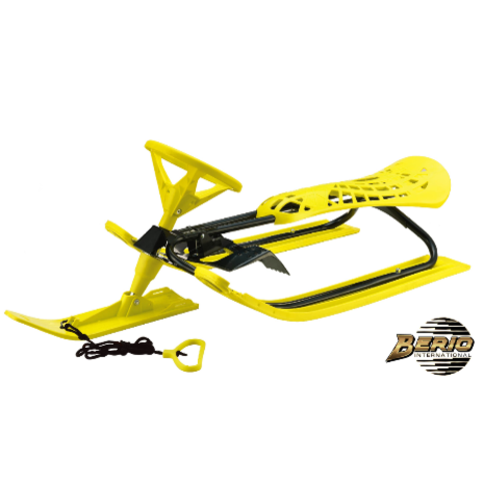 Berio Hiver Luge 3-skis Avec Volant Noir et Jaune