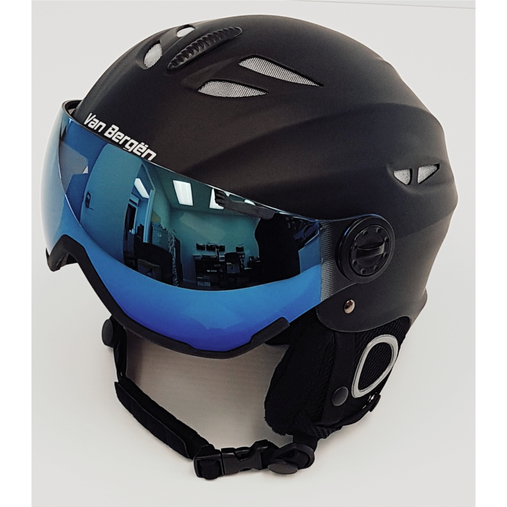 Berio Hiver Casque de Ski avec Visière Sr - Van Bergen