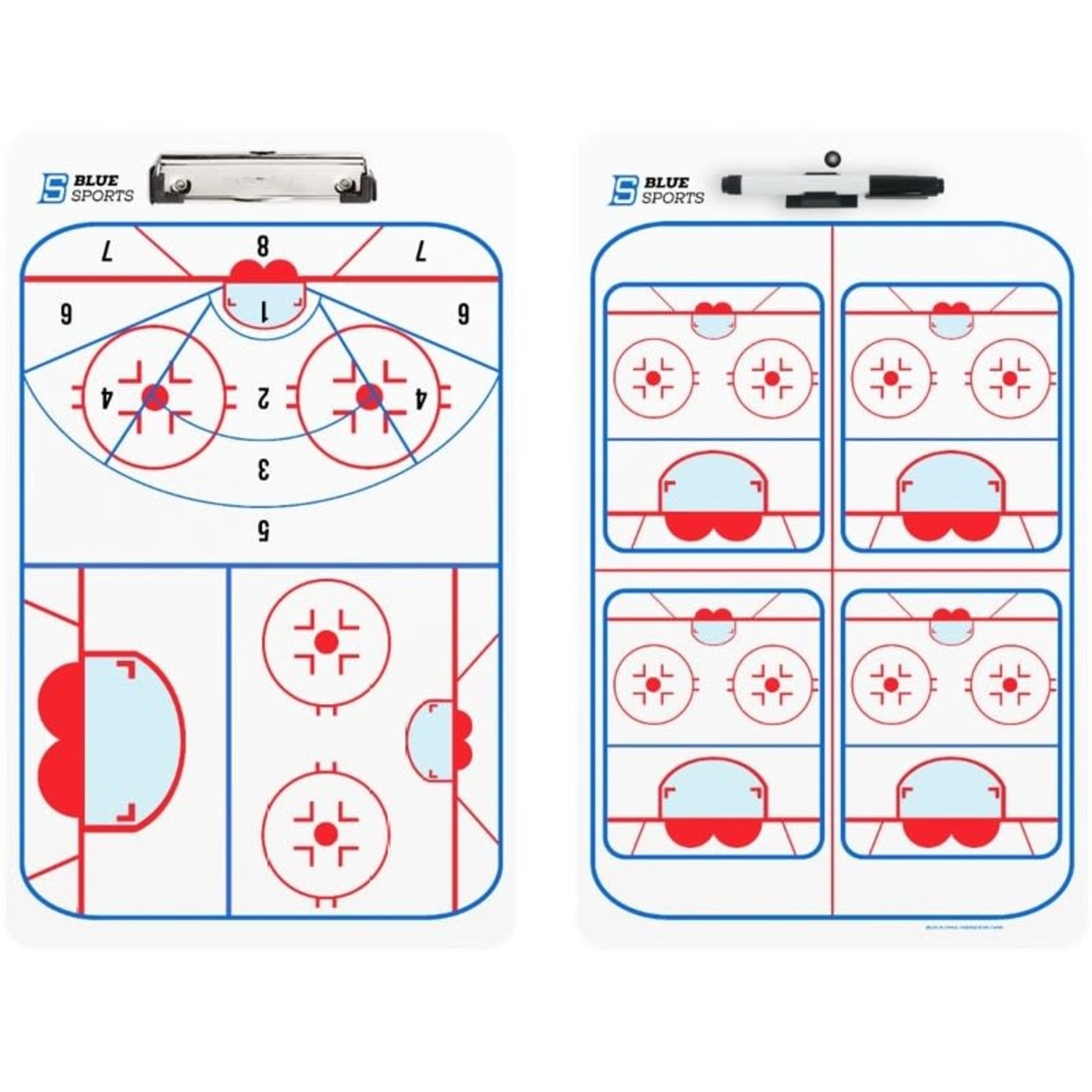 Blue Sports Goalie Coach Board  10x16