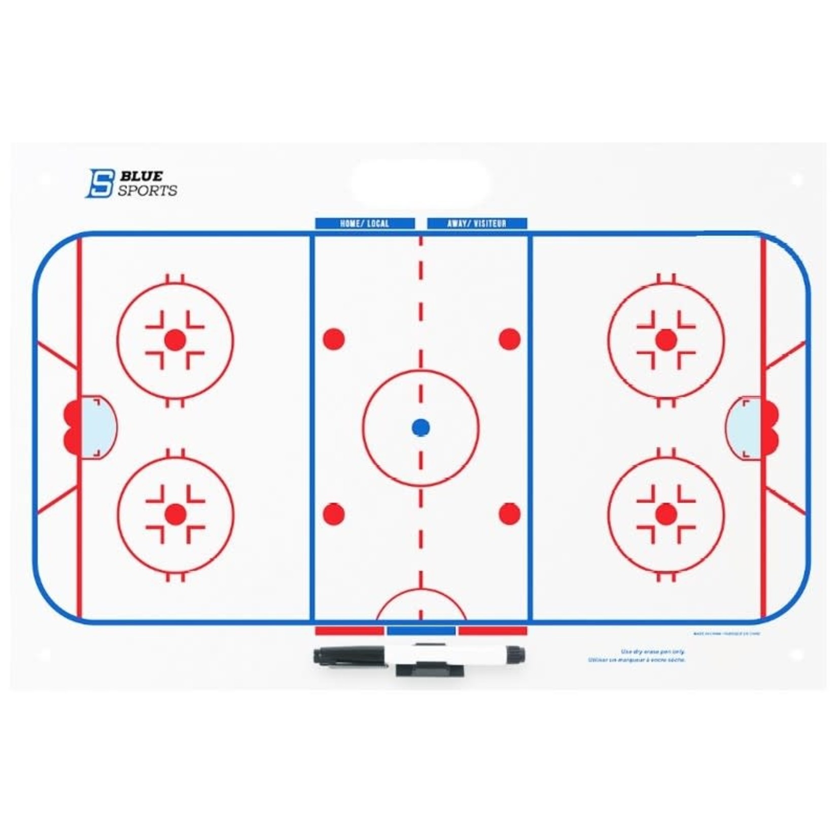 Blue Sports Hockey Coach Board 16" x 24"