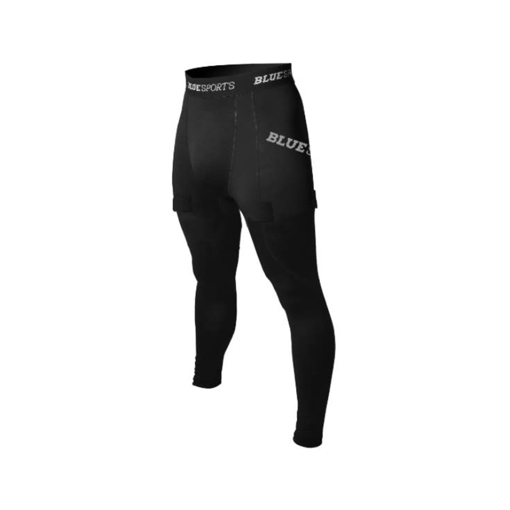 Compression Base Layer Pants with Cup Blue Sports Senior - Sports aux Puces  Mascouche