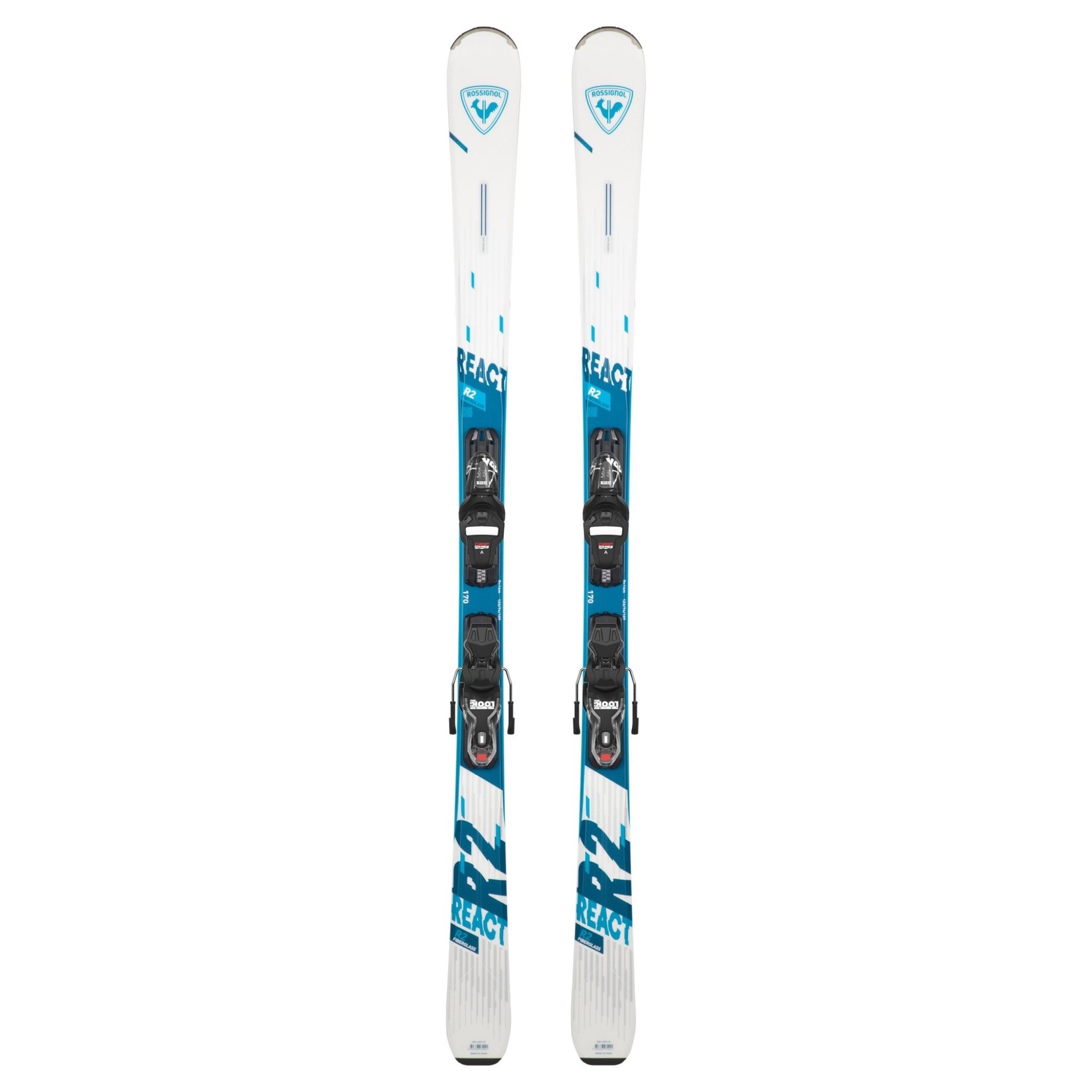 Rossignol Rossignol React 2 XP10 - Alpine Skis with Bindings Senior