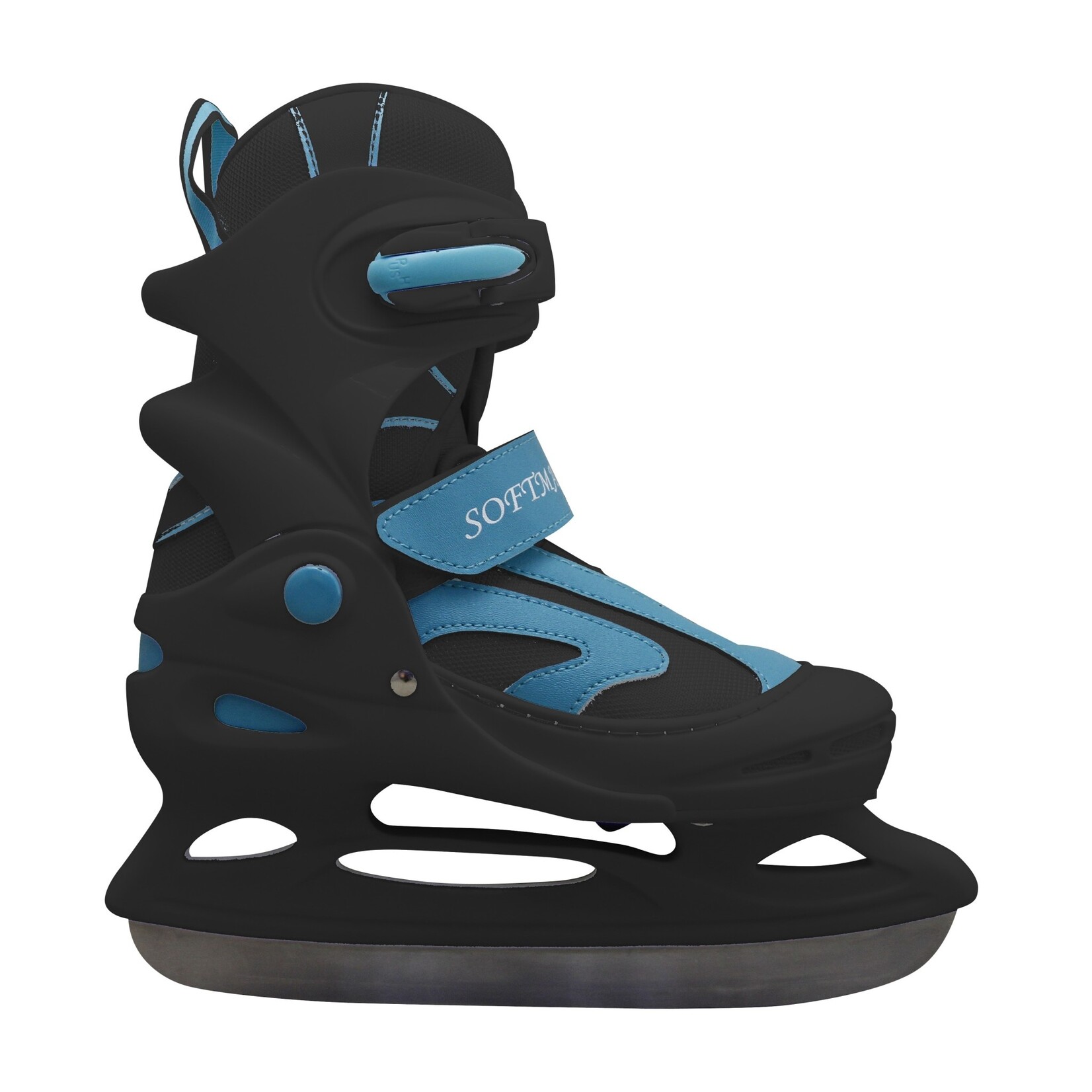 Berio Hiver Patins de Loisir Ajustable XXS 6-9 Fille - Softmax Pw211 Noir/Jade