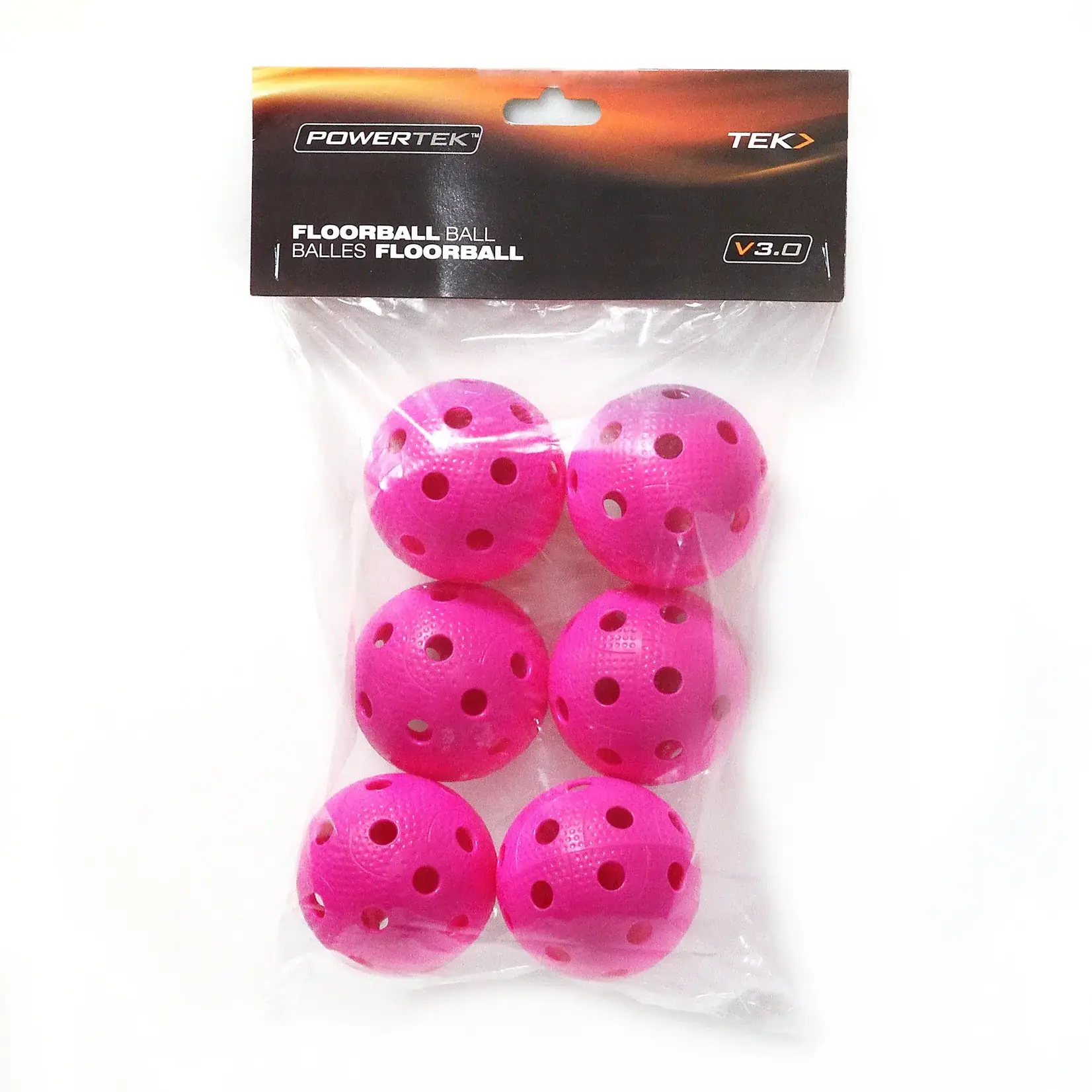 Powertek Powertek Floorball Balls (6 Pack)