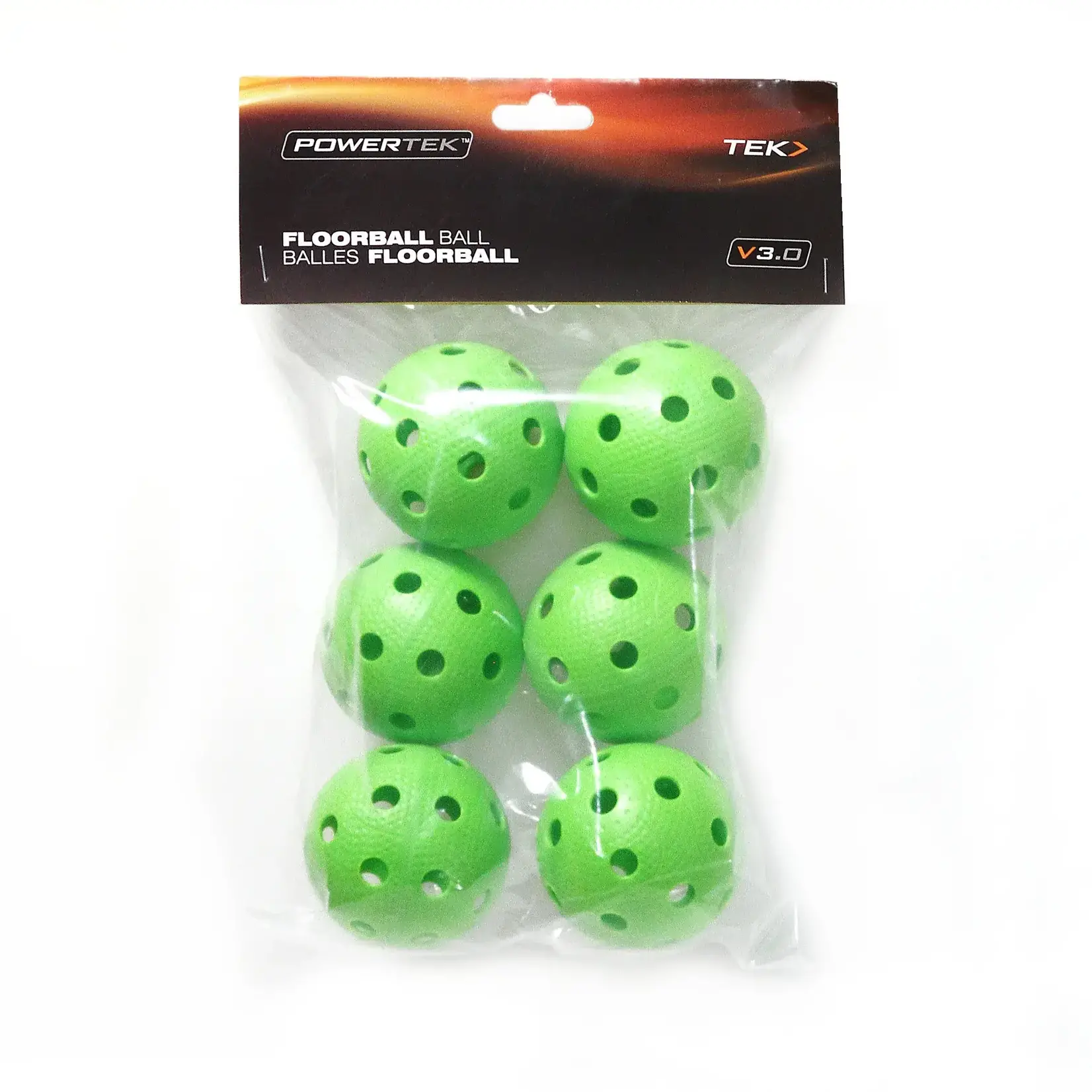 Powertek Powertek Floorball Balls (6 Pack)