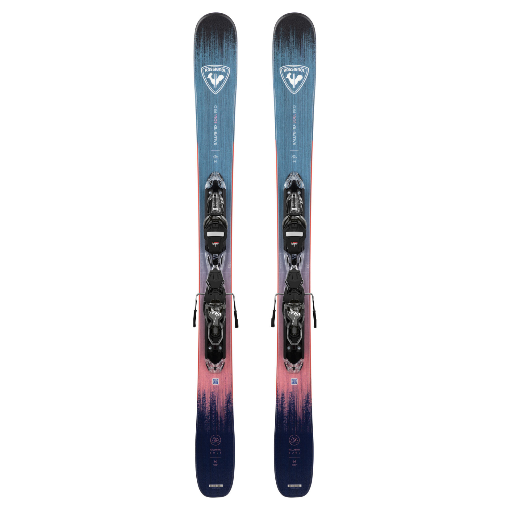 Rossignol Rossignol Rallybird Soul Pro XP10 - Twin Tip Skis with Bindings
