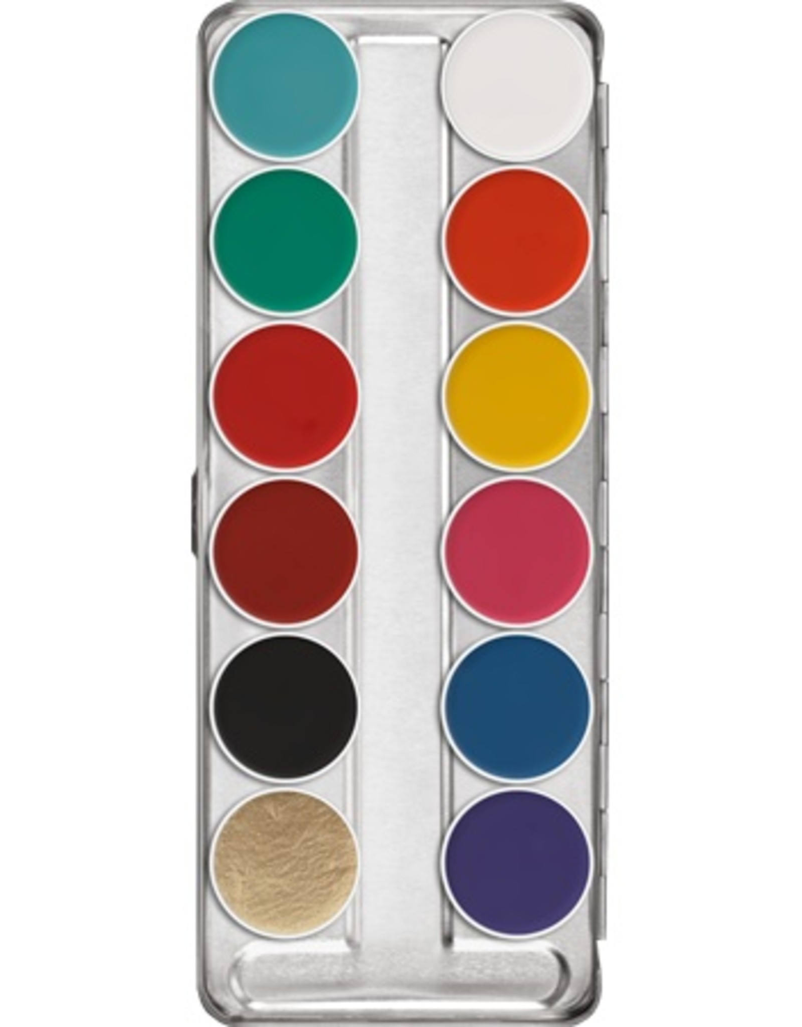 Kryolan Kryolan Aquacolor Palette - 12 Color