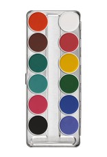 Kryolan Kryolan Aquacolor Palette - 12 Color