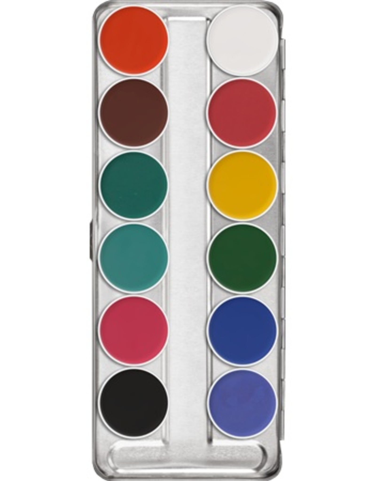 Kryolan Kryolan Aquacolor Palette - 12 Color