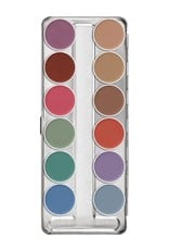 Kryolan Kryolan Aquacolor Palette - 12 Color