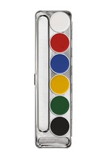 Kryolan Kryolan Aquacolor Palette - 6 Color A