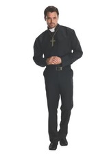 Rubies Costume Priest Shirt
