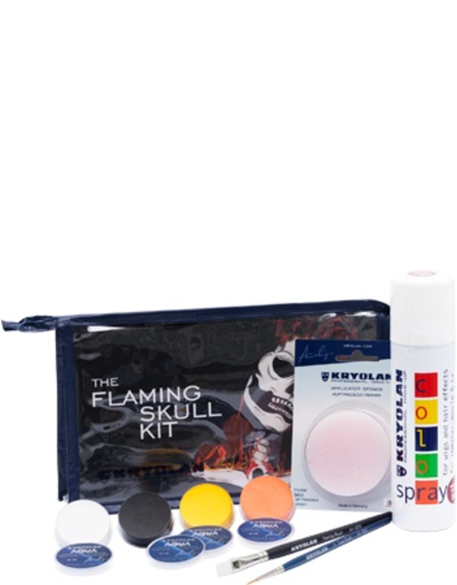 Kryolan The Flaming Skull Kit