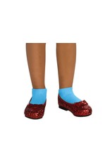 Rubies Costume Deluxe Sequin Kids Dorothy Shoes
