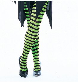 Secret Wishes Green Striped Tights *