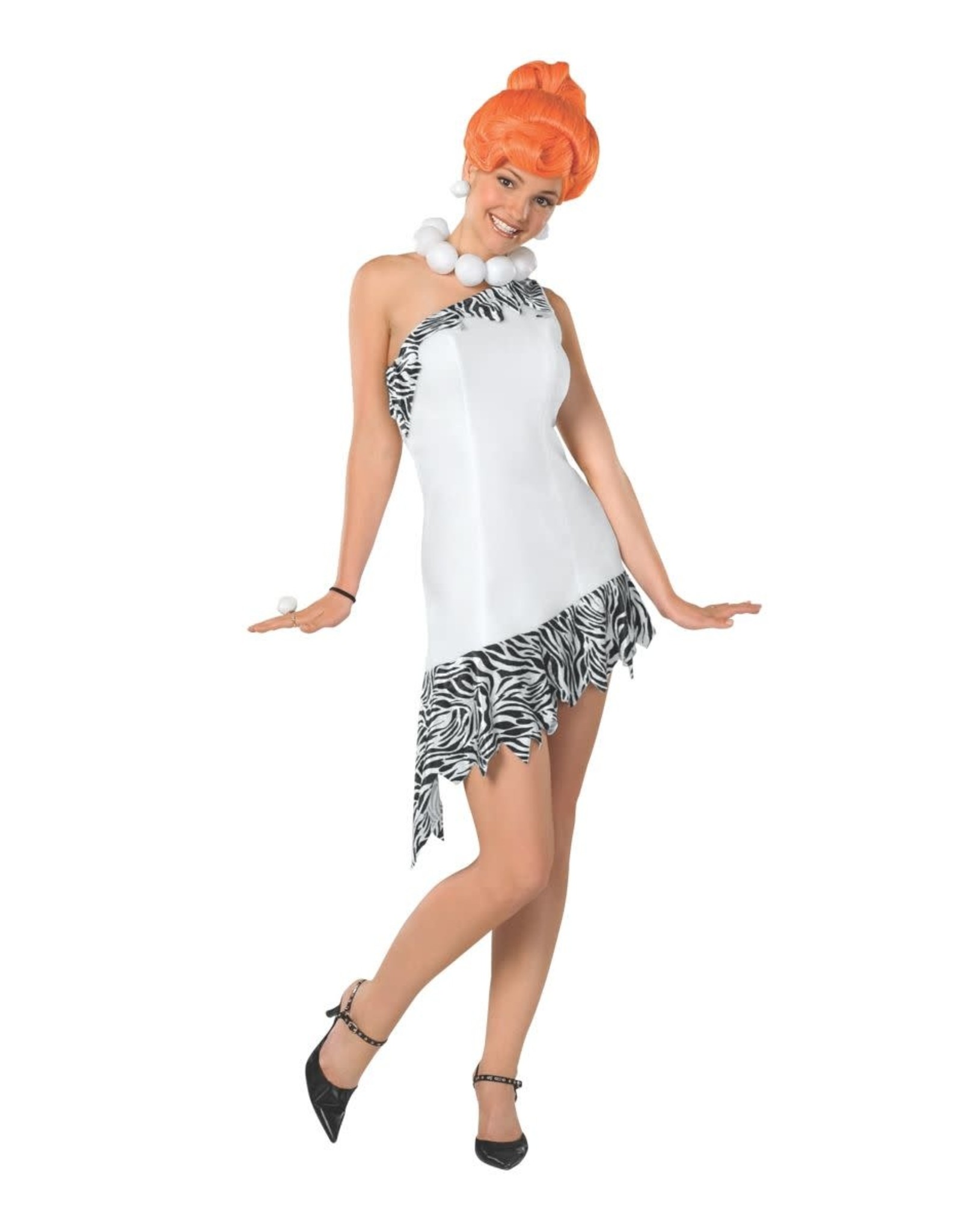 Rubies Costume Deluxe Wilma Flintstone Dress and Wig