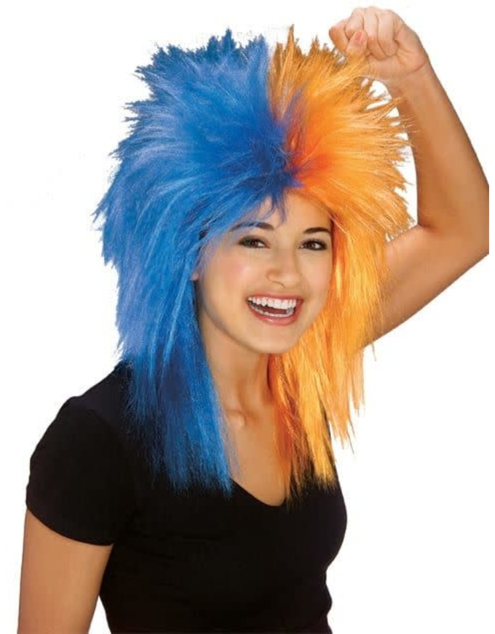 Rubies Costume Blue/Orange Sports Fanatix Wig