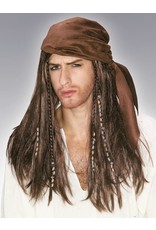 Rubies Costume Caribbean Pirate Wig