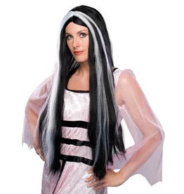 Rubies Costume *Discontinued* 28" Streaked Vampira Wig