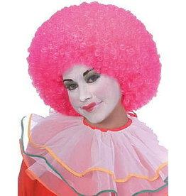 Rubies Costume Neon Pink Clown Wig *