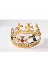 Forum Novelties Inc. Gold Jeweled Crown