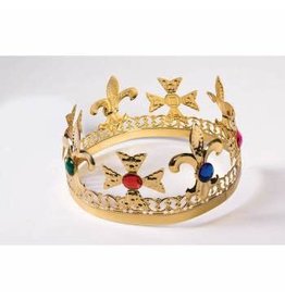 Forum Novelties Inc. Gold Jeweled Crown