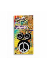 Forum Novelties Inc. Peace Sign Necklace and Earrings