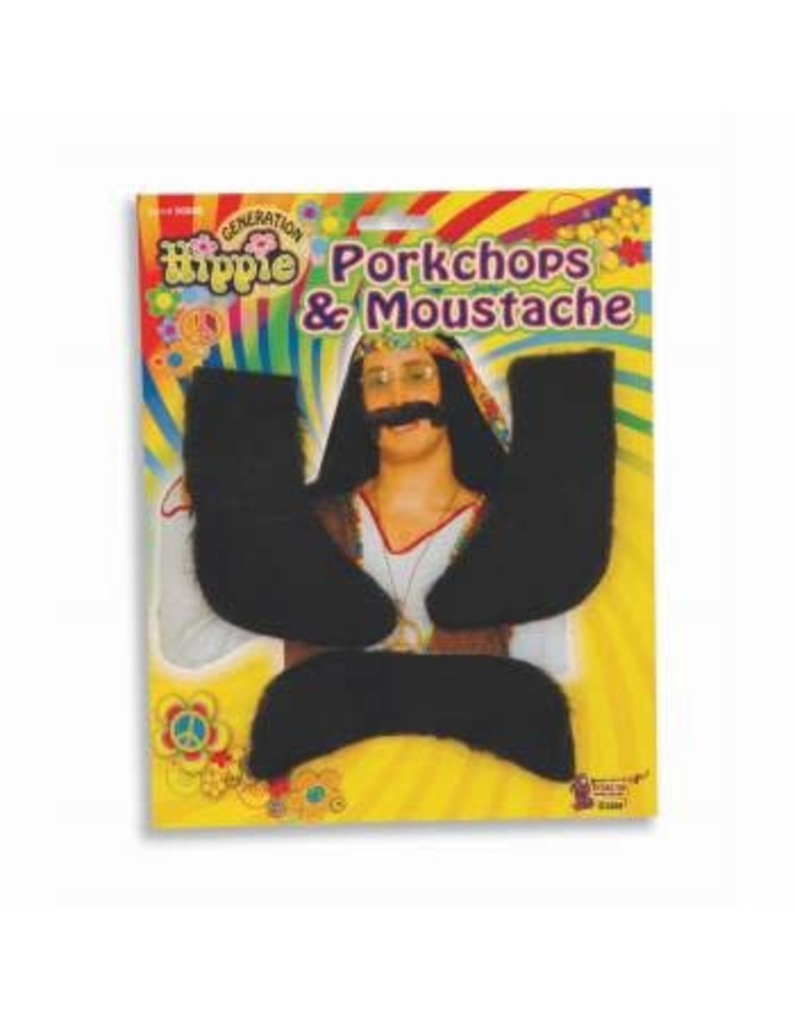 Forum Novelties Inc. Hippie Porkchops and Moustache