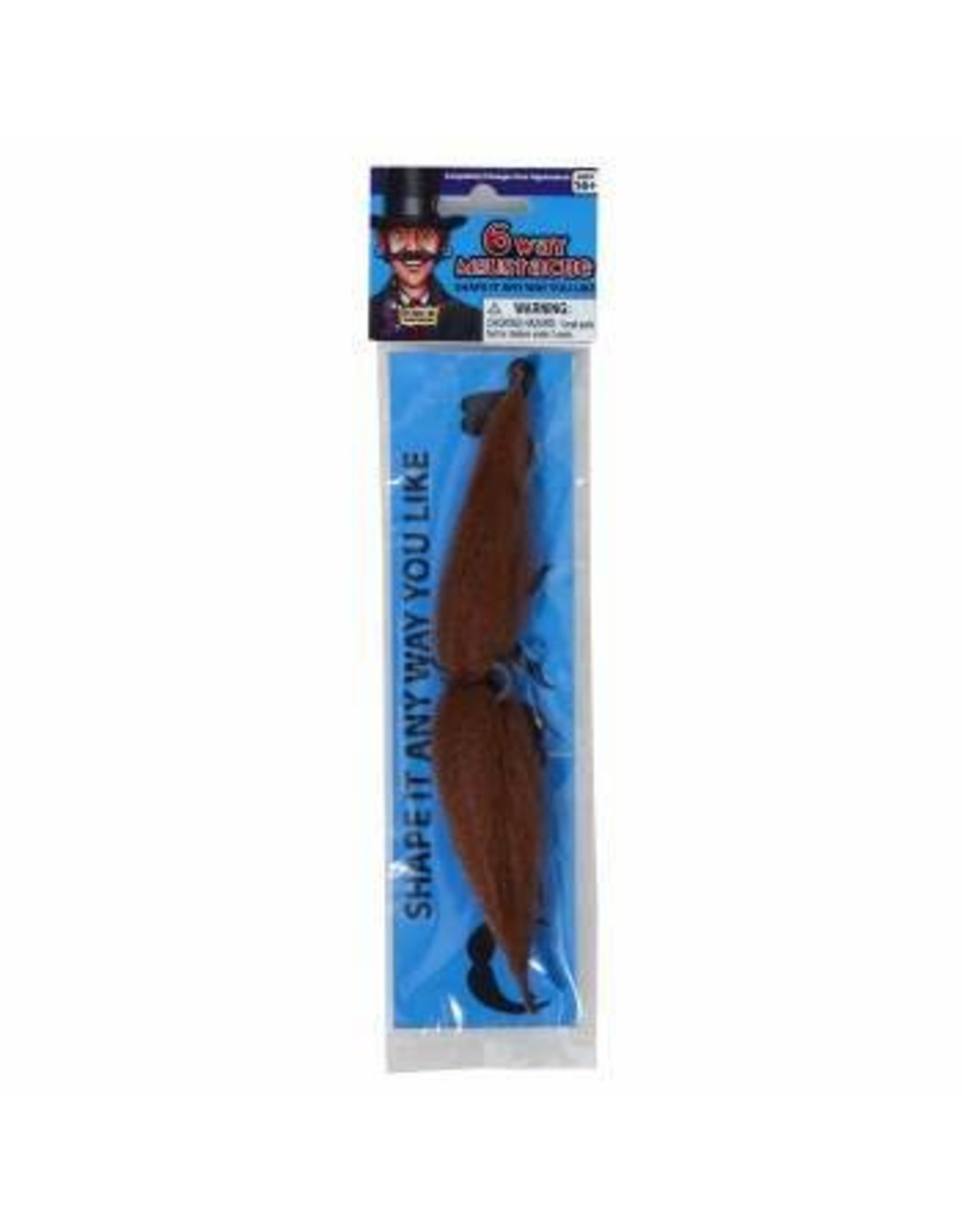 SKS Novelty Six Way Adjustable Moustache