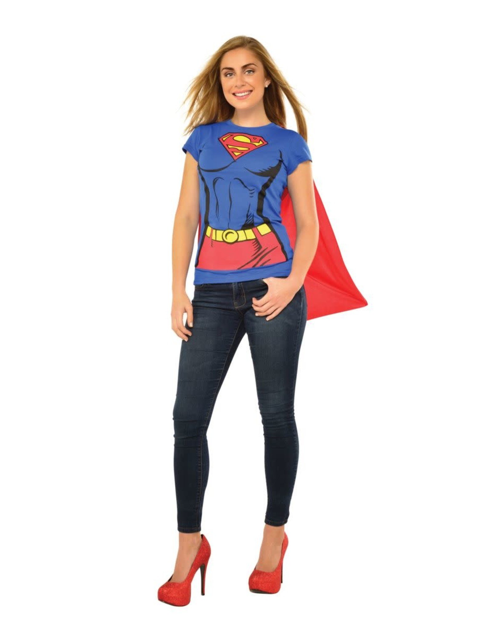 Rubies Costume Supergirl T-Shirt w/Cape