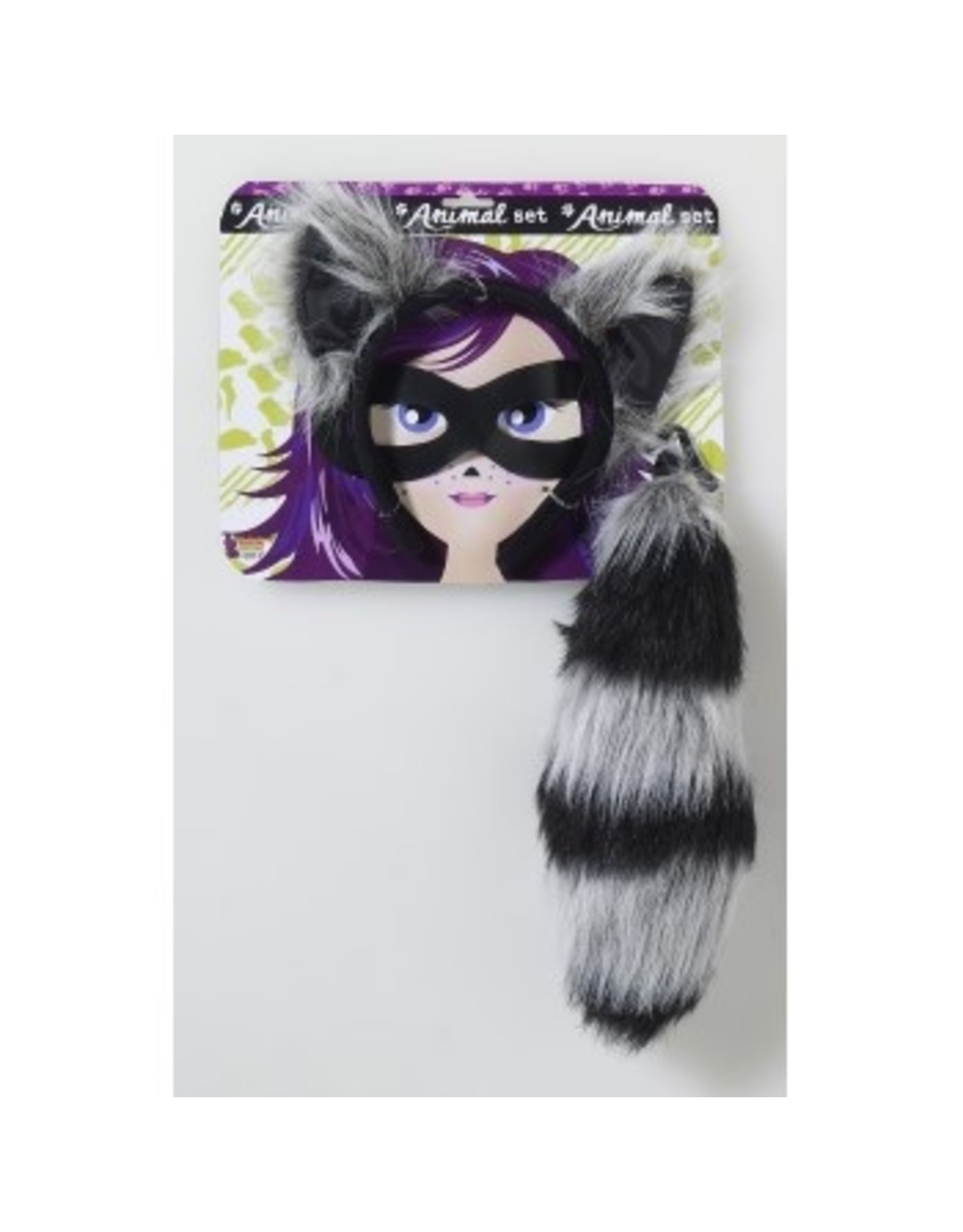 Forum Novelties Inc. Raccoon Headband with Tail and Mask