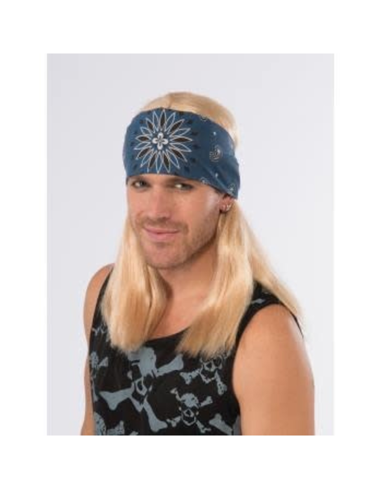 Forum Novelties Inc. Rock Star Wig with Bandana
