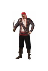 Forum Novelties Inc. *Disc* Buccaneer Printed Shirt
