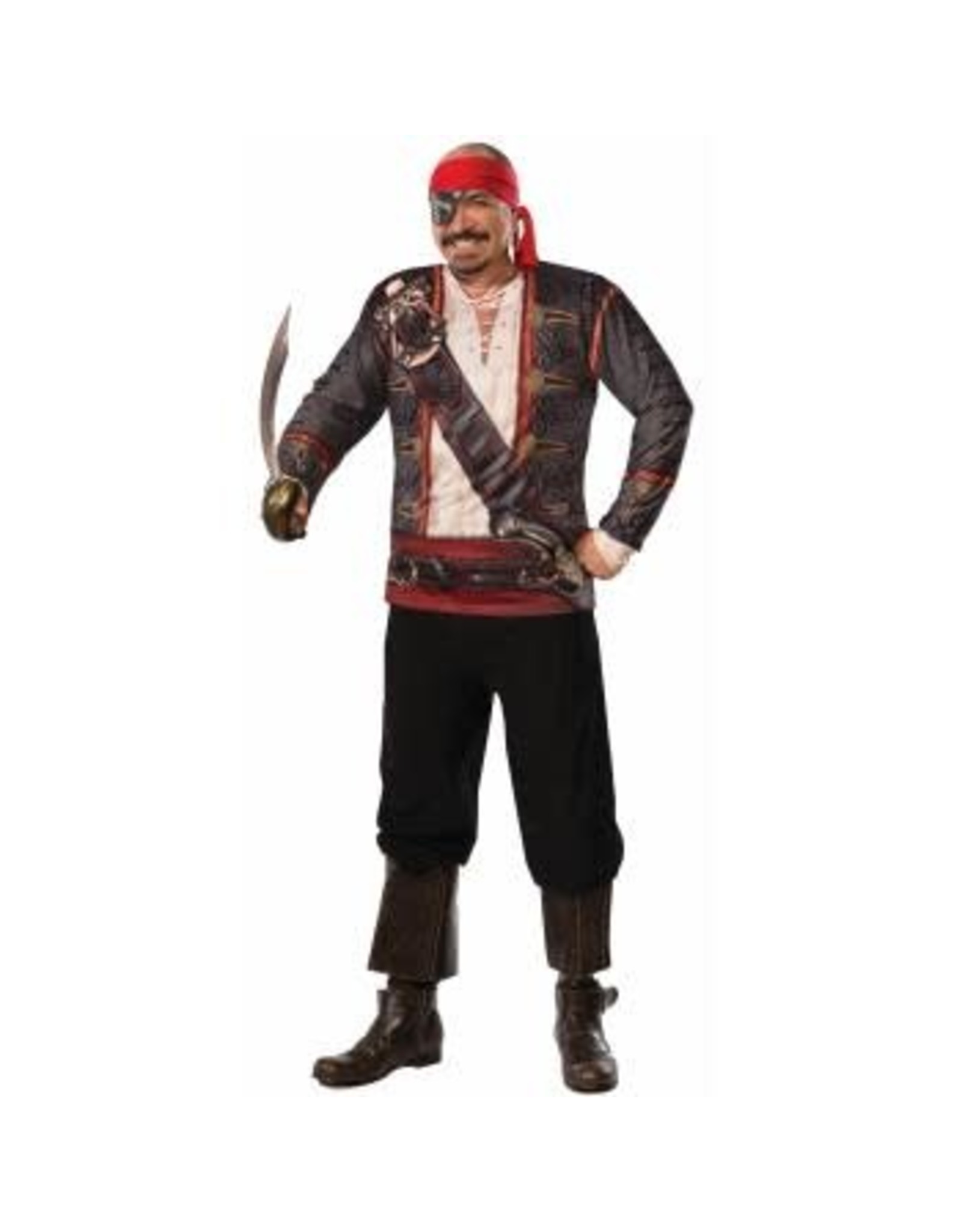 Forum Novelties Inc. *Disc* Buccaneer Printed Shirt