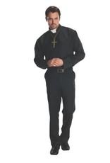 Rubies Costume Priest Shirt