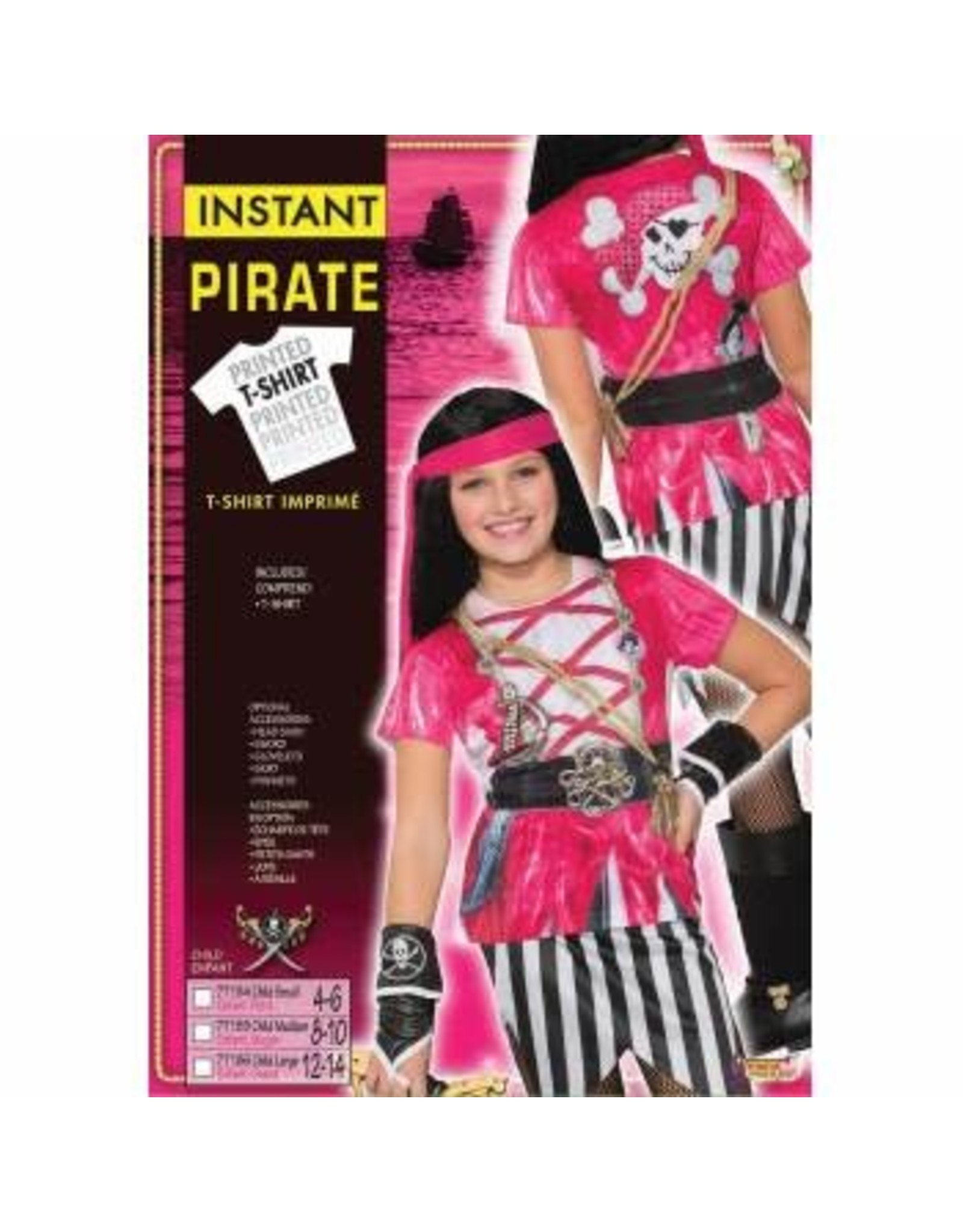 Forum Novelties Inc. Children's Pink Pirate Girl