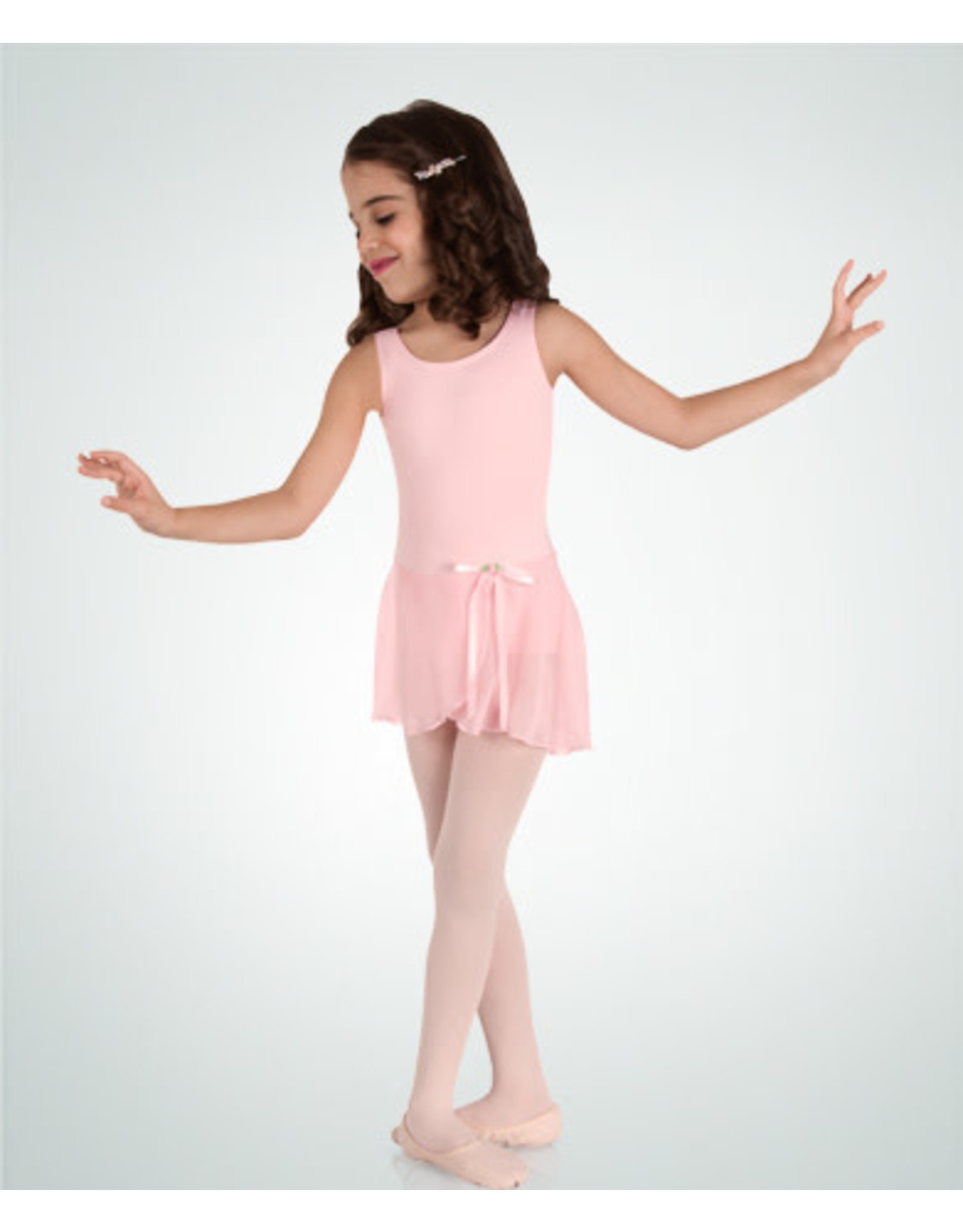 Body Wrappers Children's Tank Leotard with Skirt
