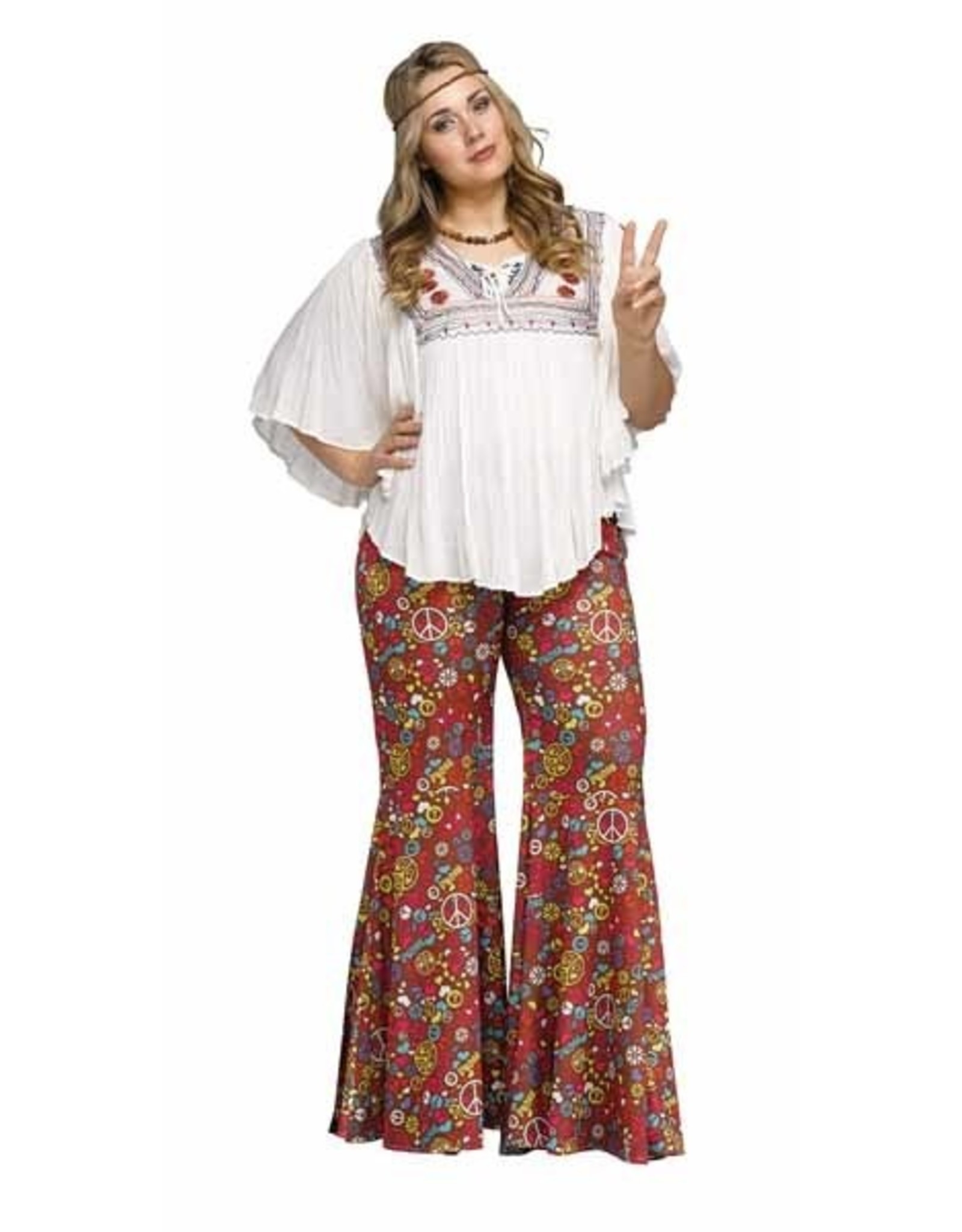 Fun World Groovy 60's Bell Bottom Pants