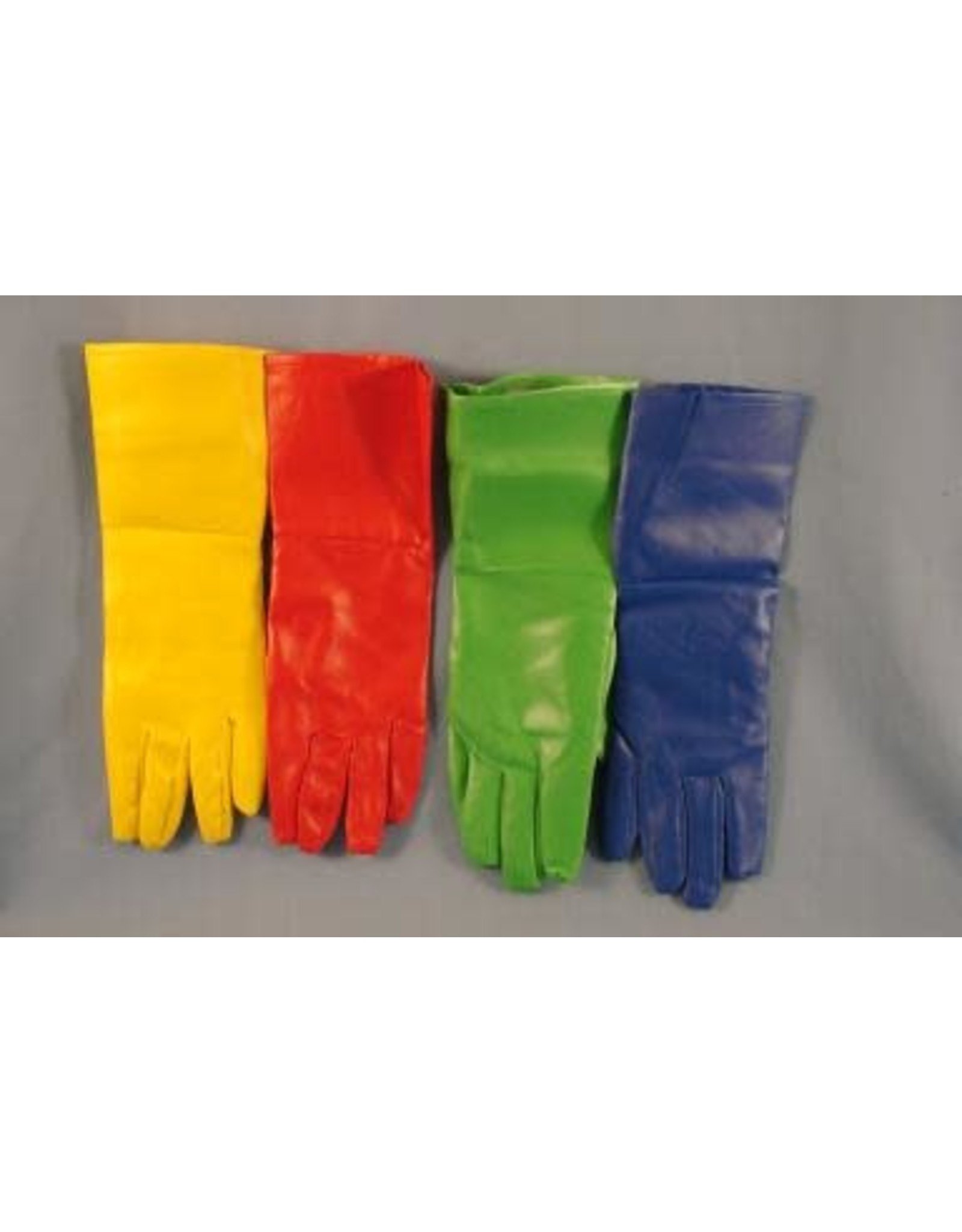 yellow superhero gloves