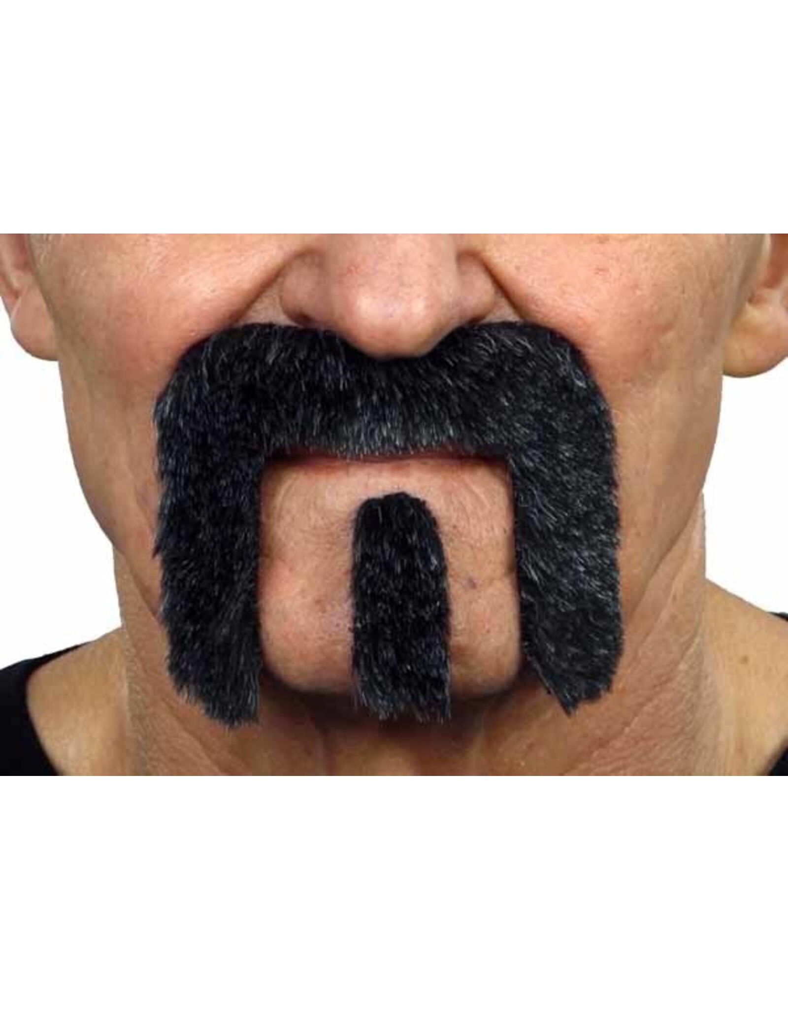 European Moustaches Moustache 10cm x 8cm -  Black Grey
