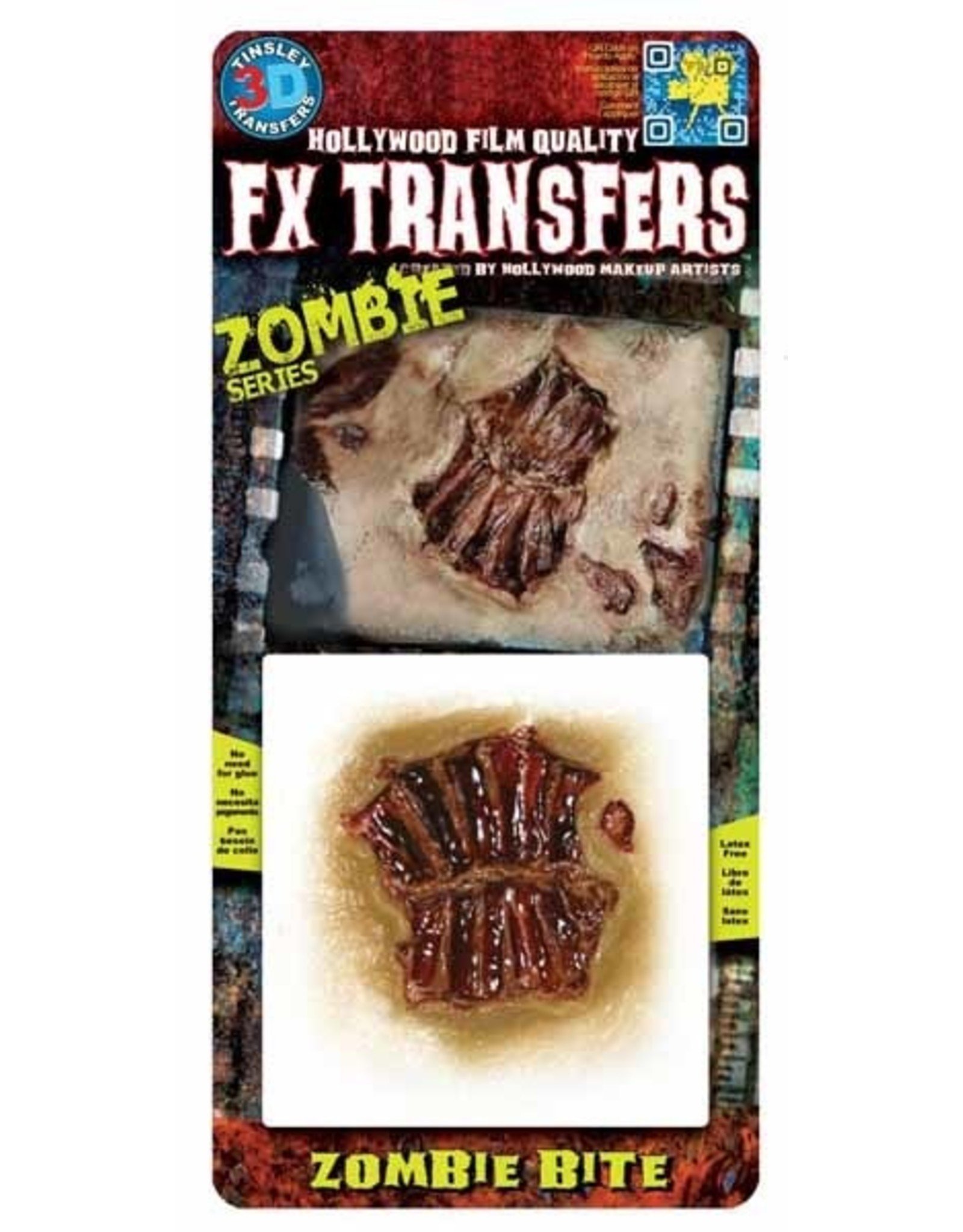 Tinsley Transfers Zombie Series 3D Tattoos