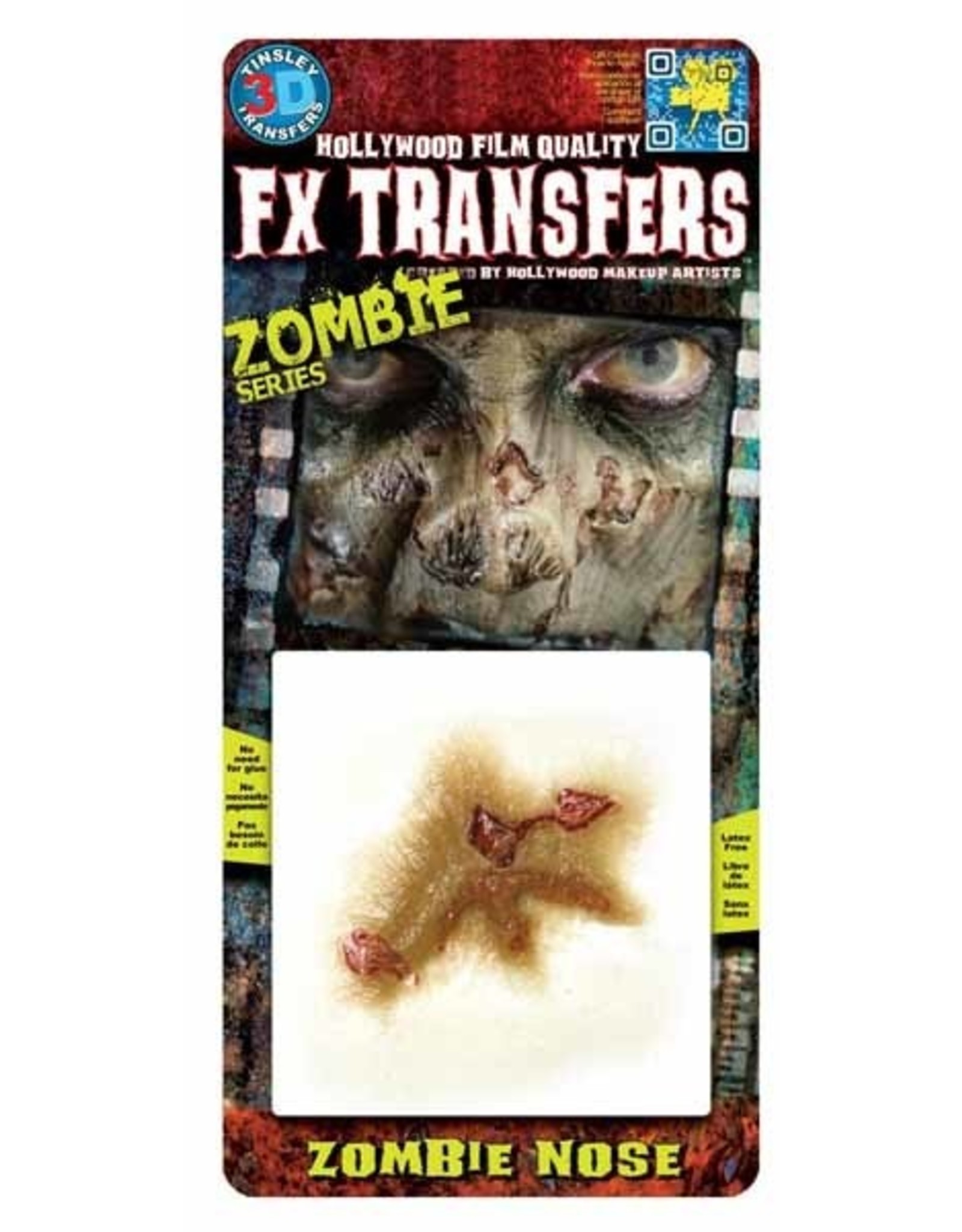 Tinsley Transfers Zombie Series 3D Tattoos