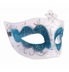 Forum Novelties Inc. Clear Eye Mask with Blue Glitter