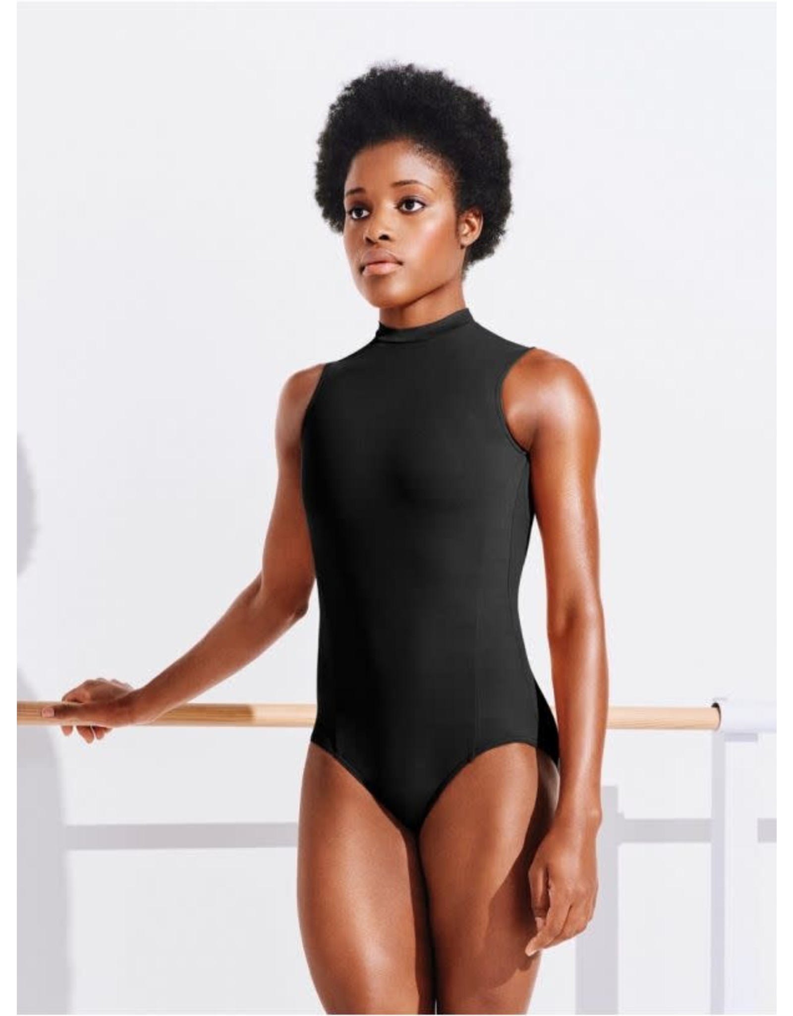 Capezio Polo Neck Black Leotard