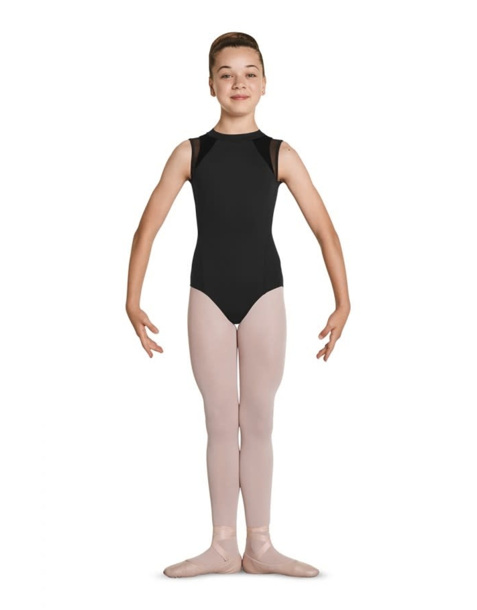 black high neck leotard