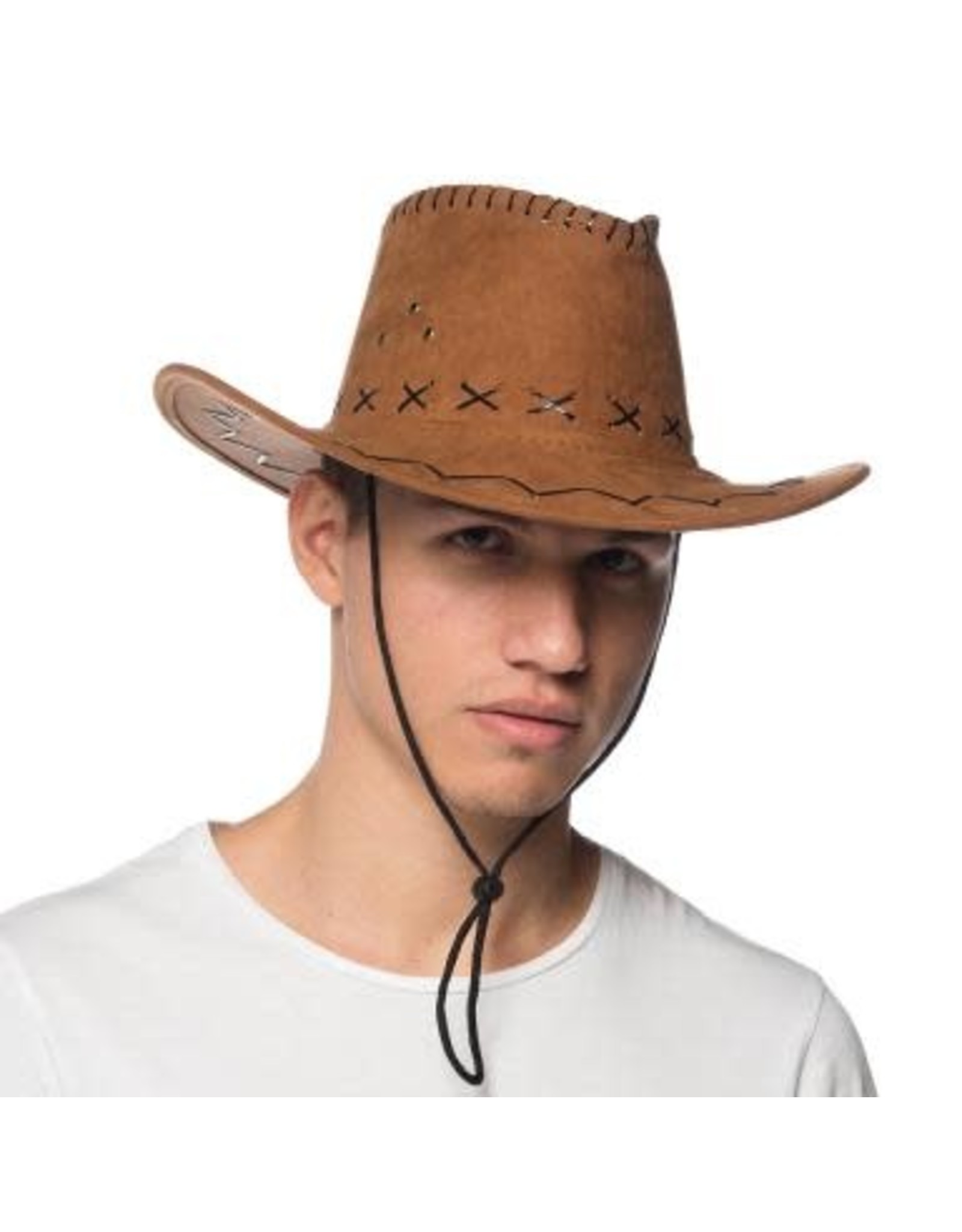 HM Smallwares Suede Cowboy Hat Brown