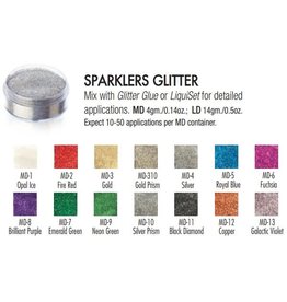 Ben Nye Ben Nye Sparklers Loose Glitter - Large Silver Prism
