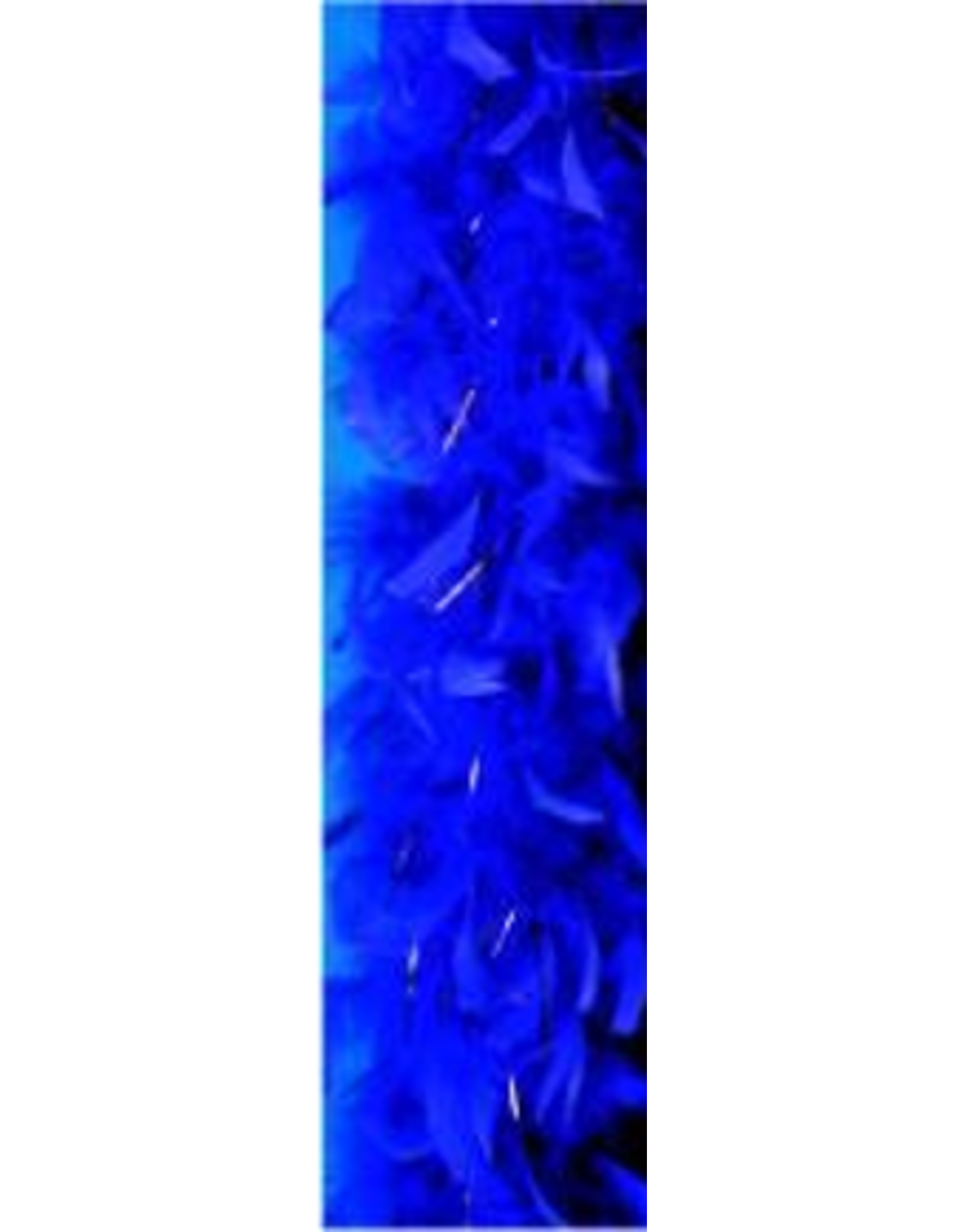 SKS Novelty Blue Boa w/Gold Tinsel